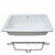 Ugradni umivaonik STRADA 600x430mm Ideal Standard