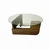 Hanah Home Klub sto Mia, 75x35x75 cm, Braon