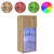 Zidni TV ormari Zidne 2 pcs Umjetnički hrast 40,5 x 30 x 90 cm