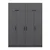 Hanah Home Garderober Kale-5173, 180x235x52 cm, Antracit