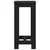 Stol za bar Crni hrast 51 x 50 x 103.5 cm Konstruirano drvo