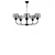 Opviq Luster 2588231, Crni