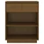 Vidaxl Konzolna omarica medeno rjava 60x34x75 cm trdna borovina