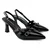 Mona shoes Ženske sandale na štiklu, Crne