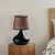 Opviq Stona lampa Bulbe-15461, Crno-braon