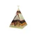slomart Indijanski šotor Tipi z žogicami, 155 cm