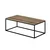 HANAH HOME Sto za dnevnu sobu Tiger Walnut