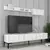 Hanah Home TV komoda sa policama Lyon 2, 180 cm, Bela