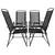 Gardenson Set Vrtnih Stolov Gardenson, Antracit, 4-Delno