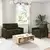 Set sofe 2 pcs Zelena Poliester