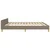 Vidaxl Posteljni okvir brez vzmetnice taupe 180x200 cm blago