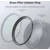 K&F 72-82mm Step Up Brass Filter Adapter Ring,matte black, Frame Thickness 2.9mm, W/ 3pcs Cleaning C