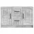 Kreveta Betonska siva 89 x 34,5 x 57 cm Konstruirano drvo