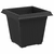 Saksije za biljke 24 pcs Crna 16 x 16 x 14 cm Plastika