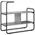 Konzolna stolica Siva Sonoma 80 x 35 x 75 cm Konstruirano drvo