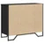 Komoda s ladicama 2 pcs Crni hrast 91 x 35,5 x 74,5 cm
