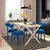 IKEA PS 2026 Sto i 4 stolice, borovina/Knäbäck jarkoplava, 156x75 cm