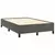 vidaXL Box spring postelja z vzmetnico temno siv 120x190 cm žamet
