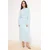 Trendyol Modest Ženska haljina Tctss26Eb00084, Plava