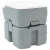 Kamperski WC set 2 pcs Siva 50,5 x 33 x 103 cm