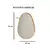Hanah Home Ogledalo Pear, Hrast
