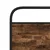 Vidaxl Posteljni okvir brez vzmetnice 100x200 cm dim. hrast inž. les