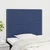 Vidaxl Vzglavje postelje modro 100x5x118/128 cm blago