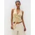 Pull&Bear Top z naramnicami nude