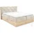 Boxspring postelja Wood 12 - 200x200 cm