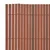 Vidaxl Vrtna ograja Rjava 150 x 500 cm PVC