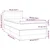 Vidaxl Box spring postelja z vzmetnico LED temno siva 90x190 cm blago