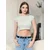 Sinsay - Crop top - svetlozelena