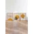 SET 3x Slika v fotookvirju 50x70 cm bež/rumena