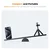 K&F Cell Phone Tripod MS02 34cm phone tripod with remote Black Orange