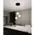 Luster na sajli ROYAL 3xE14/10W/230V, prečnik 30 cm, crn