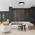 Rabalux Plafonjera Laleh, LED, Sa daljinskim, 48W, 3000-6500K, 50cm, Crna