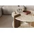HANAH HOME Sto za dnevnu sobu Oalla Walnut Travertine