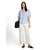 TOM TAILOR Bluza svetlo modra/bela