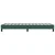 Vidaxl Box Spring Postelja brez vzmetnice Temno zelena 90x210 cm Žamet