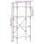 Regal za knjige 4 razine crni 56x31,5x138,5cm konstruirano drvo