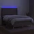 Vidaxl Box spring postelja z vzmetnico LED taupe 140x190 cm blago