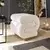 Atelier del Sofa Tabure Sally, 40x42x42cm, Krem