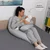 NEWFORM Jastuk za trudnice i dojenje FAMILY Zig Zag, 300cm, Belo-sivi