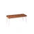 Hanah Home klupa Pera, 105 cm, terakota / bela