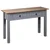 Konzolni stol od borovine sivi 110x40x72 cm asortiman Panama