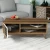 Hanah Home Set TV komoda i klub sto Inci, 4 komada, Orah-beli