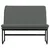 Vidaxl Klop temno siva 100x75x76 cm blago