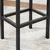 Songmics Barski stolčki, komplet 2, 40x30x65 cm, rjavi