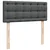 Vidaxl Box spring postelja z vzmetnico temno siva 120x190 cm blago