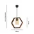 OPVIQ Luster Hexagon Single Dark Glass